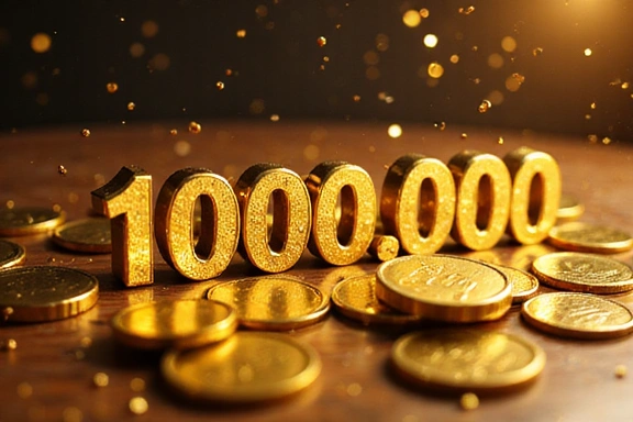 Welcome bonus coin stack